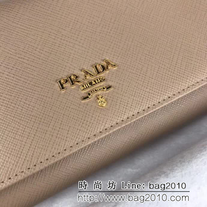PRADA普拉達 經典款 女士單肩斜挎翻蓋包 可拆卸肩帶 1M1290 DD1014